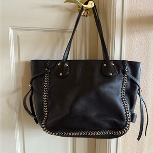 COACH Black Leather Tote Bag - Like New